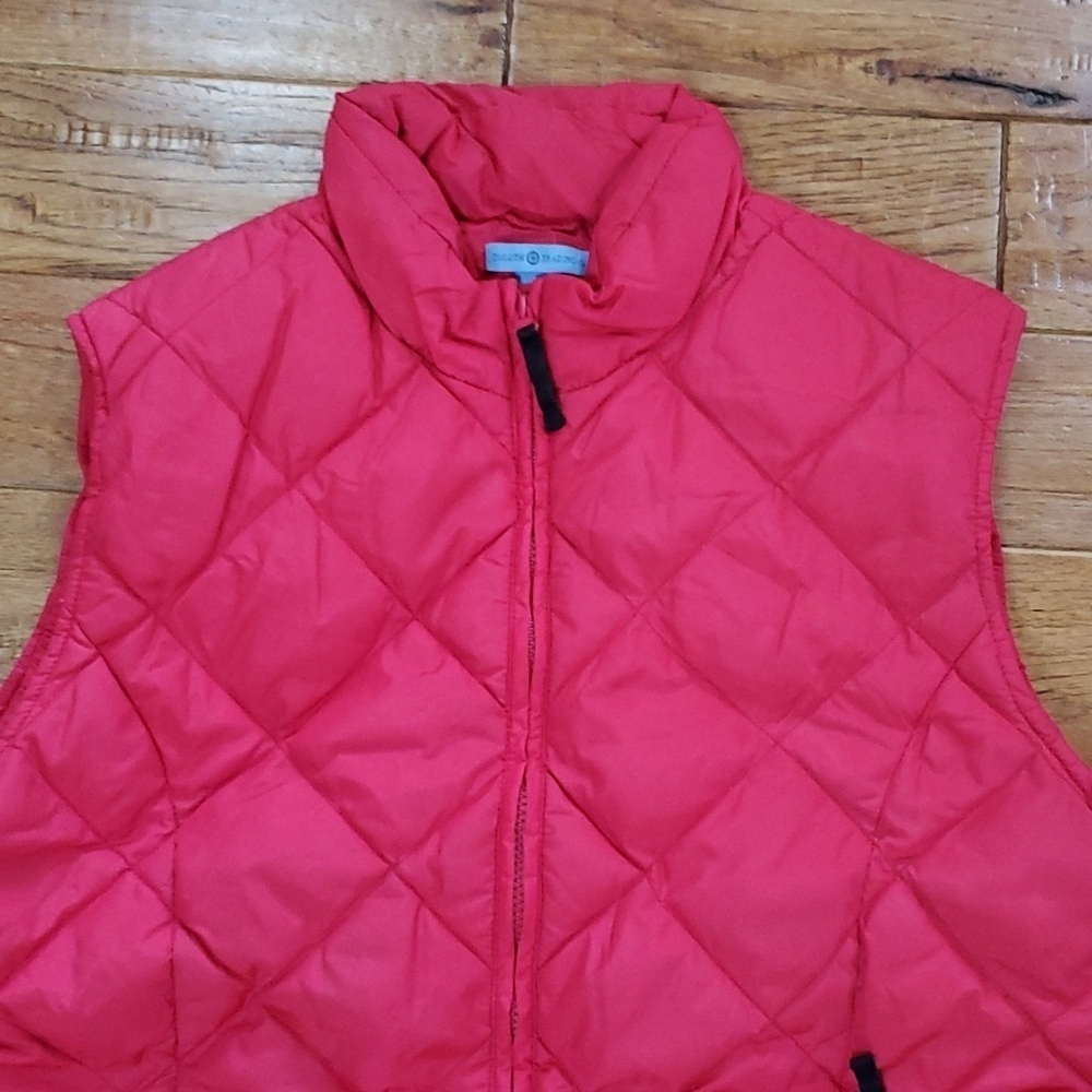 Duluth Trading Co red quilted barn vest - Picture 2 of 7